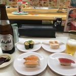 Kappa Sushi Nara Ni Mei Ten - 瓶ビール他