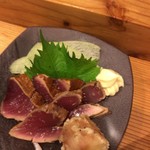 Shunmi Izakaya Masudaya - 鉄板、かつおのスモーク