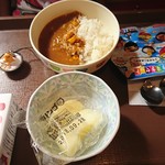 Sukiya Matsubara Minamishinmachi Ten - お子様カレーセット。