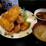 Oshokuji Izakaya Koryu - チキンカツ定食。