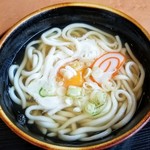 西山パーキング（下り）レストラン - 料理写真:月見うどん￥４５０