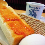 Komeda Coffee Ten Nara Koryo Ten - モーニングのセット