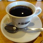 Yamato Coffee - ホットコーヒーのアップ