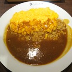 CoCo壱番屋 - スクランブルエッグカレー、ルーはポーク、ご飯標準300㌘、617円