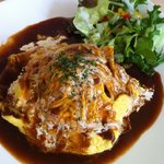 Omurice Senmonten & Hawaiian Sakaba Aloha - ３日間じっくり煮込んだ自家製デミグラスソースのオムライス