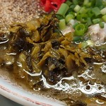 Shekarashika Nigawa Honten - ラーメン(並)＋からし高菜