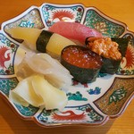 Yakko Zushi Kagetsu - 握り 春暁 12貫 4,320円