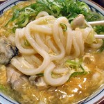 丸亀製麺 - 牡蠣づくし玉子あんかけ（並）