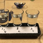 双子山 しょうじ - 3種飲み比べ