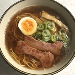 おみやげ処 こまち苑 - ハチ公ラーメン、できあがり