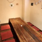 Private rooms to Niku to Yohfu Sakaba rakugaki - 個室小上がり５～２０名席