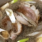 信州蕎麦 誉 - 鴨汁つけ蕎麦@1,400円のつけ汁