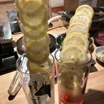 Lemon Sour 500 Yen All you can drink Yakiniku Horumon Sakaba 1129 Hamamatsu Yuraku Gai Ten - 