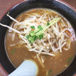 Kurumaya Ramen Kofu Bypass Sumiyoshi Ten - カレーラーメン上から