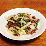 Sichuan Shingi Tei - 牛肉と玉ねぎの炒め