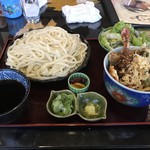 Mugi no Hana Sanuki Udon - 天丼セット