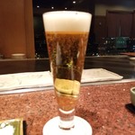 Teppanyaki Fuji - ビールで乾杯