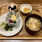 Grill&Bar Porco Piatto - 朝食(\1,300)　和食・デザート盛り付け例