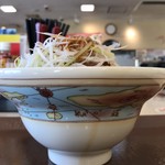 Sukiya Nagano Chuo Ten - シャキシャキ！白髪ねぎ牛丼旨塩ダレ(中盛)@630円