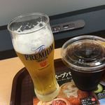 Wendy's First Kitchen Omiya Nishiguchi Ten - ウェンディーズ・ファーストキッチン　ビールの泡が無くなりました