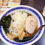 Ramen Asuka Katsutadai Ten - 醤油らーめん+若布+もやし