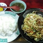 Shanghai Rou - 「五目焼きそば＆白飯」830円