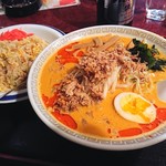 中華レストラン上海 - 担々麺850円＆チャーハンセット250円　2019.1