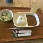 Cafe Musu.B - 子供用のカレーランチ380円。おむすびランチもありました。