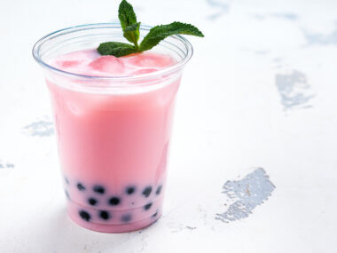 strawberry milk tea