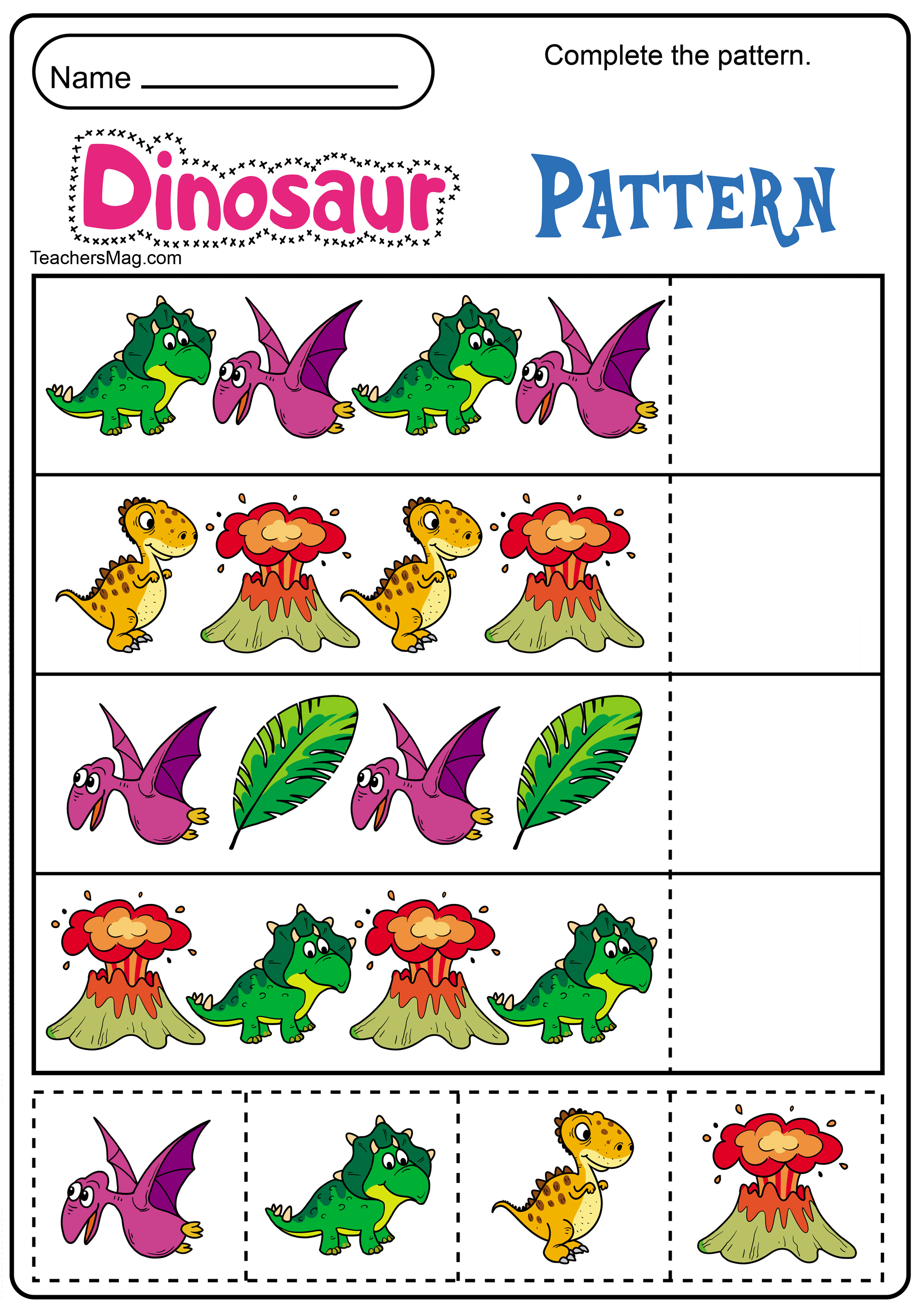 Dinosaur Free Printables