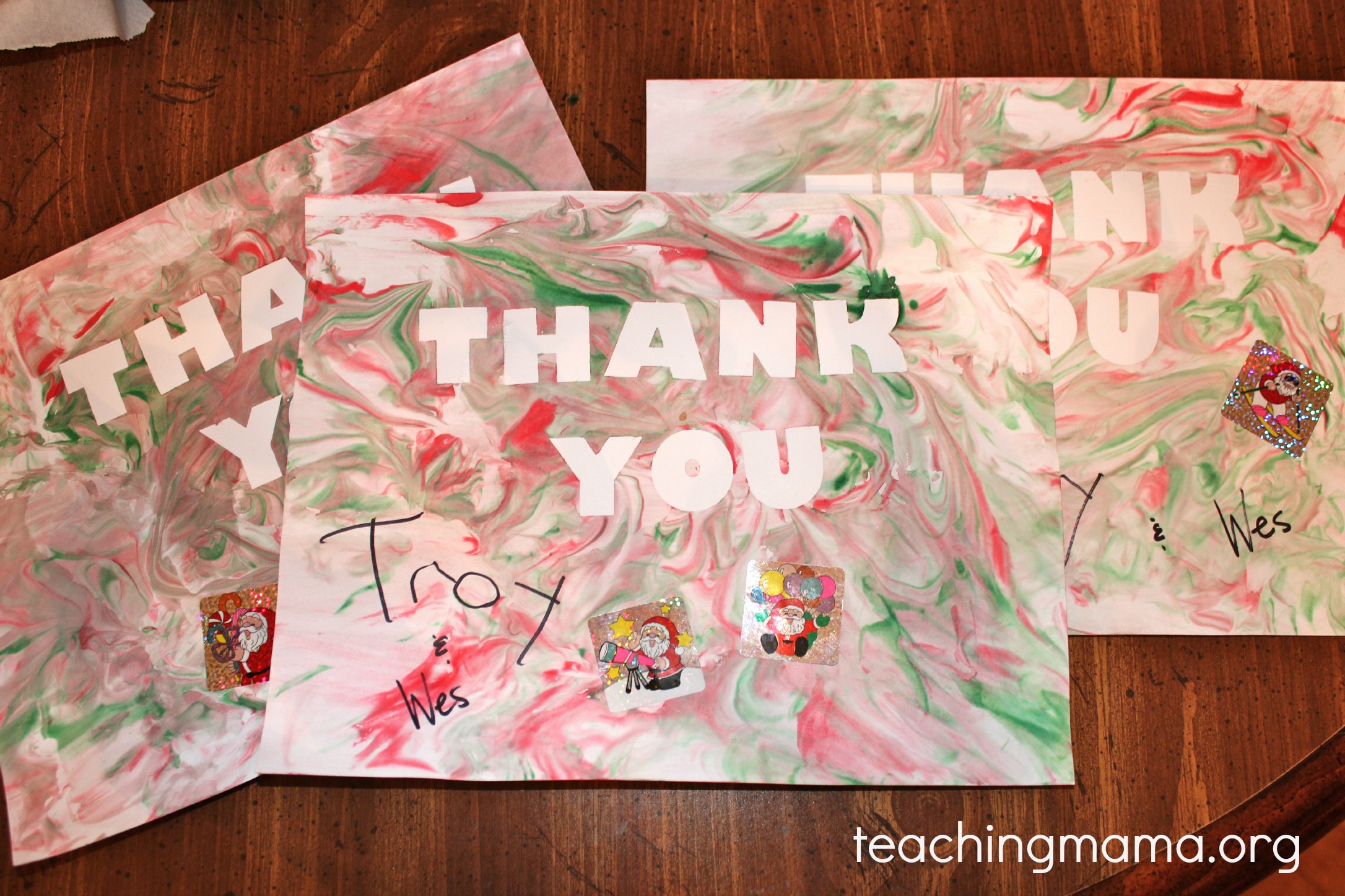 Shaving Cream Thank You Notes