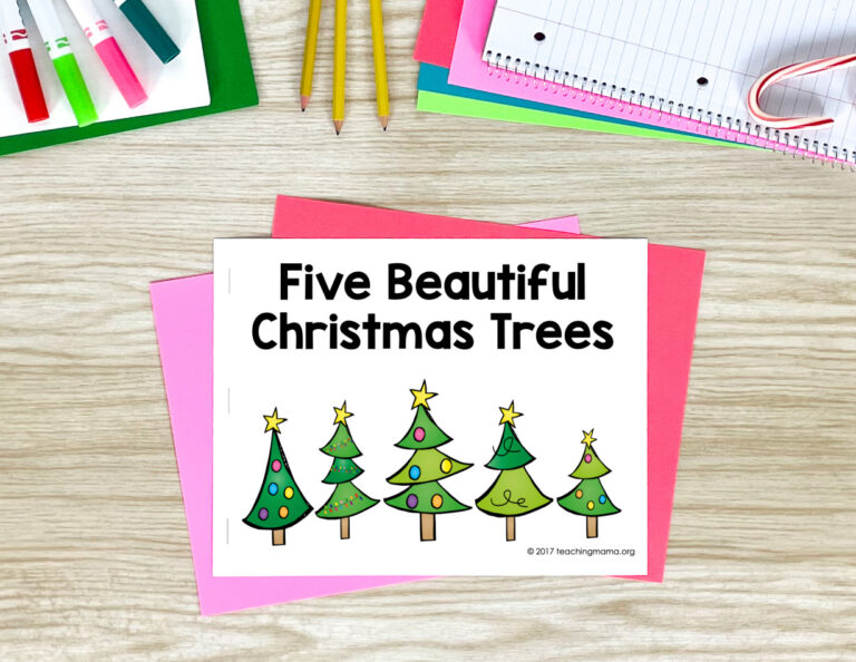 Christmas tree booklet