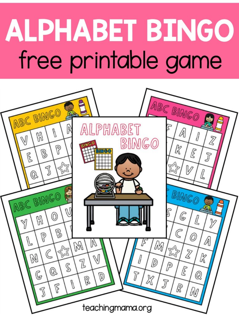 printable alphabet bingo game