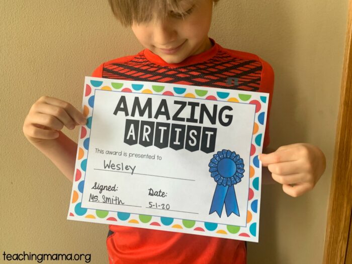 class awards - artist