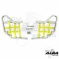 Yamaha Raptor 350 Nerf Bars Silver with Yellow Nets