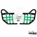 Yamaha Raptor 350 Nerf Bars Black with Green Nets