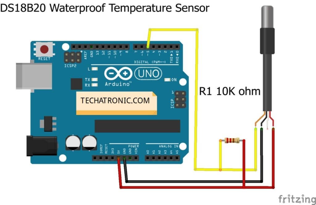 DS18B20 Schematic