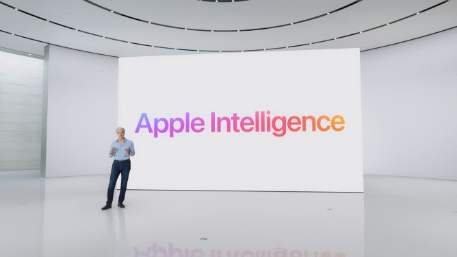 WWDC24 Apple Intelligence presentation