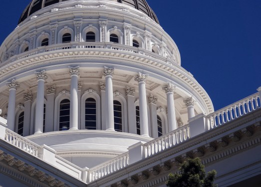 dome of California State Capitol Building, Sacramento