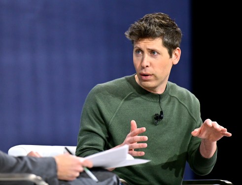 Sam Altman speaks onstage during The New York Times Dealbook Summit 2024.