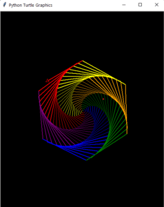 Print Rainbow Benzene using python - TechDecode Tutorials