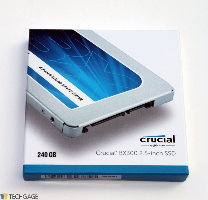 Crucial BX300 SSD Packaging