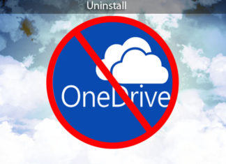 how to uninstall onedrive windows 10