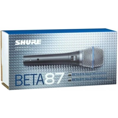 Shure Beta87A Supercardioid Condenser, for Handheld Vocal Microphone