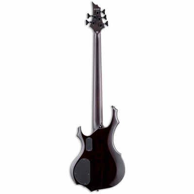 ESP LTD F1005 Series 5-String Electric Bass Guitar See Thru Black Cherry Sunburst Finish