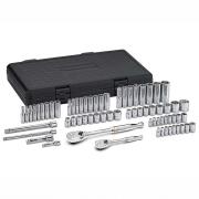 68-piece 1/4" & 3/8" Drive 6 & 12 Point Standard & Deep SAE/Metric Mechanics Tool Set