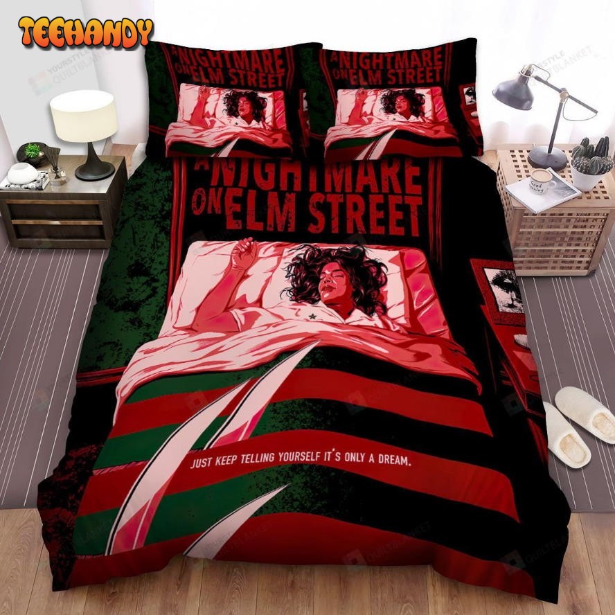 A Nightmare On Elm Street Movie Art Spread Comforter Bedding Sets Ver 22