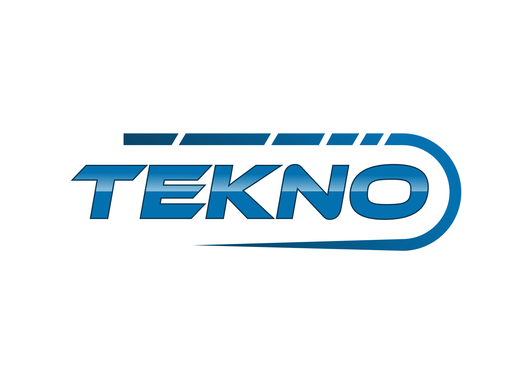 tekno modern blue logo