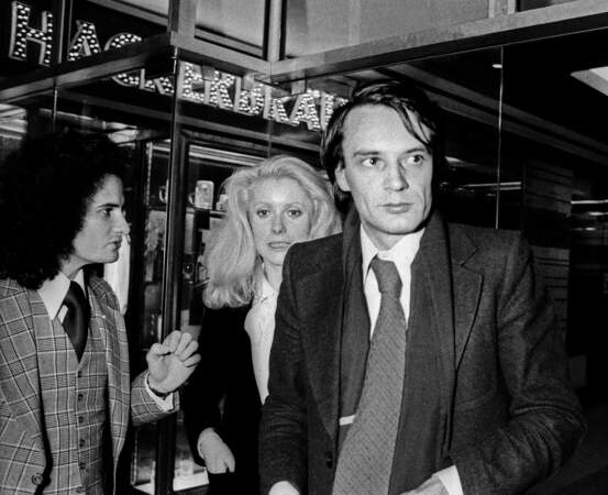 Elle entame une relation avec son agent Bertrand De Labbey (ici en 1974)