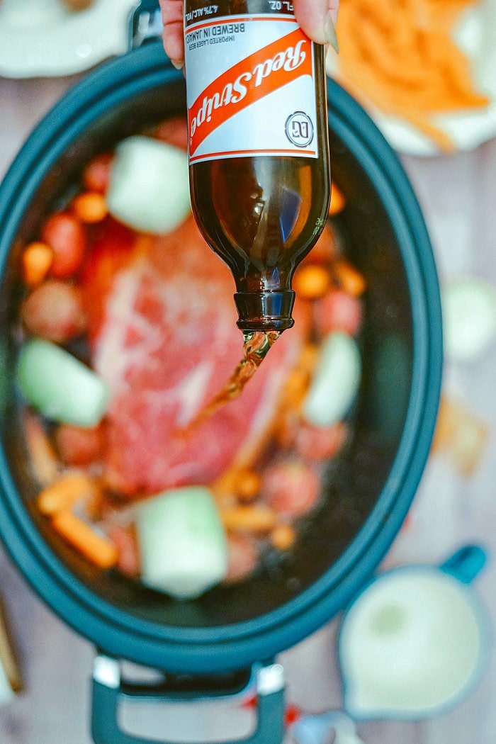 Roast with Onion Soup Mix in Crockpot